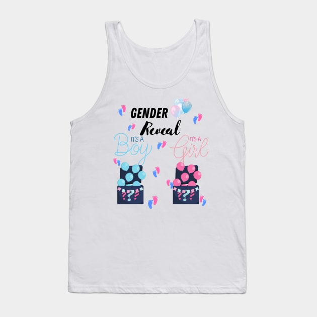 Gender Reveal Tank Top by AlGenius